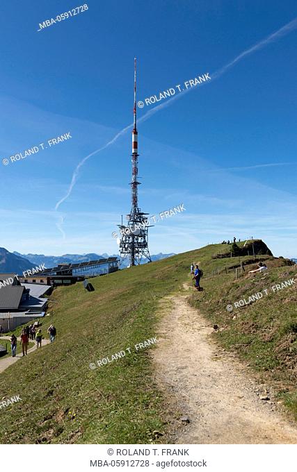 Europe, Switzerland, Niederhorn is a 1963-m-high summit in the Bernese Oberland