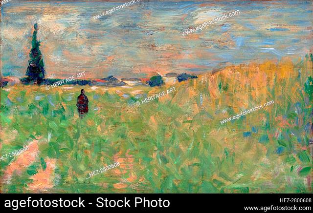A Summer Landscape, 1883. Creator: Georges-Pierre Seurat