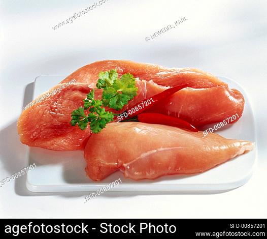 Chicken breast and turkey breast