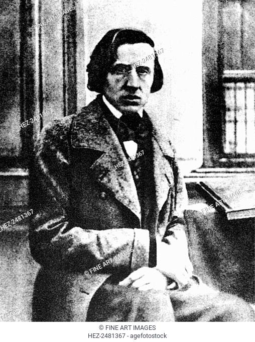 8x12 Photo Frederic Chopin Polish Piano Composer  Only 2 known Photos Found 