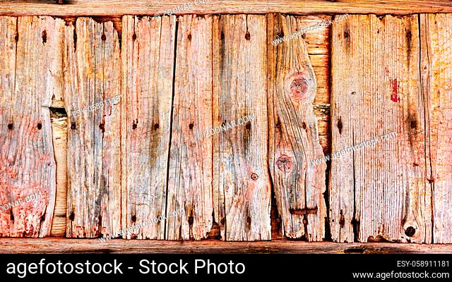 Texture of old wooden planks, may be used as background with space for your own text