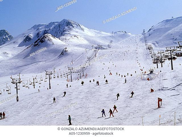 Ski Station  Grand Valira  Grau Roig  Encamp Province  Andorra