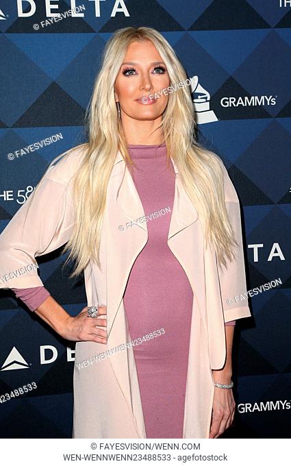 Delta Air Lines Celebrates 2016 GRAMMY Weekend with 'Sites And Sounds' Private Performance with Leon Bridges - Arrivals Featuring: Erika Jayne Where: Los...