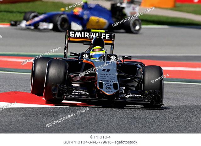 14.05.2016 - Free Practice 3, Sergio Perez (MEX) Sahara Force India F1 VJM09