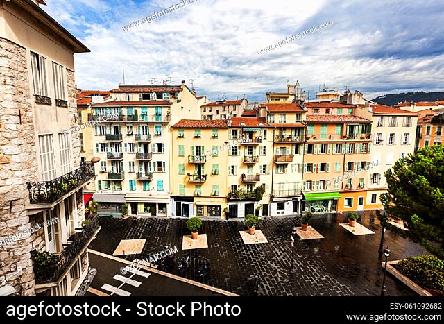 Nice Old Town architecture. Nice, French Riviera, France
