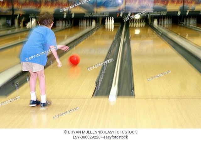 6 year old boy bowling
