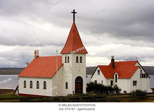 Typical church of Iceland