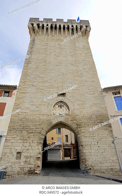 Town gate, Porte d'Orange, Carpentras, Vaucluse, Provence-Alpes-Cote d'Azur, Southern France