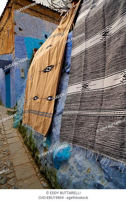The Kasbah, Chefchaouen, the blue pearl, village northeast of Morocco, North Africa, Africa