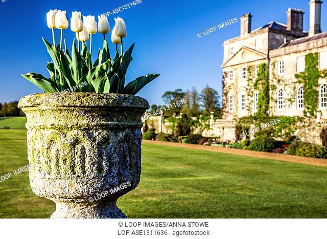 Bowood House in Wiltshire in the spring