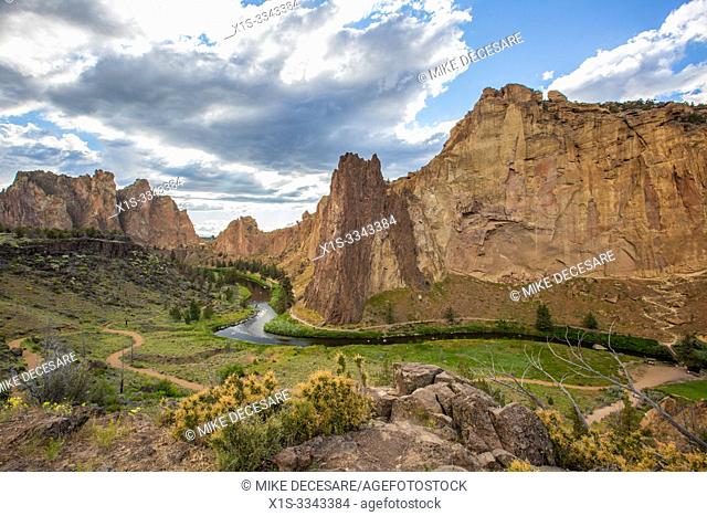 Smith Rock is considered one of the seven wonders of Oregon and is credited as a prime location where American rock climbing took hold