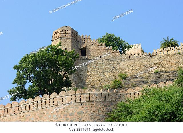 India, Rajasthan, Kumbalgarh fort