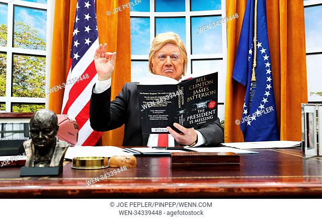 A President Trump lookalike brings The Oval Office to London's Waterloo Station to mark today's global release of James Patterson and Bill Clinton's co-authored...
