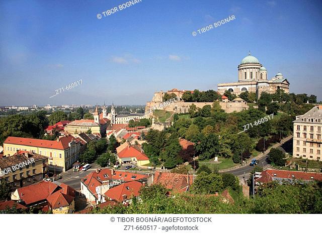 General panoramic view, Basilica. Esztergom. Hungary