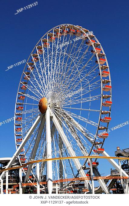 Ferris Wheel on Morey's Pier, Wildwood Boardwalk, Wildwood, New Jersey, USA