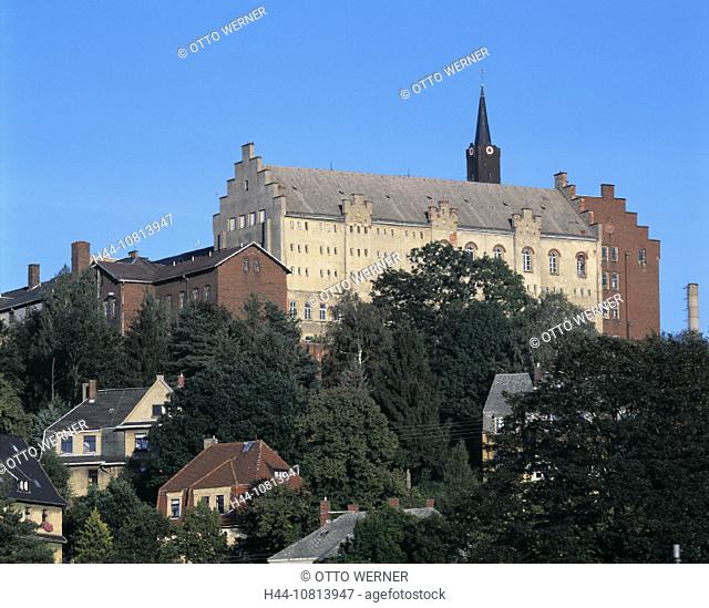 mountain Stoll, castle Hoheneck, Wurschnitz, Erzgebirge, Saxony, Germany, Europe, Europe