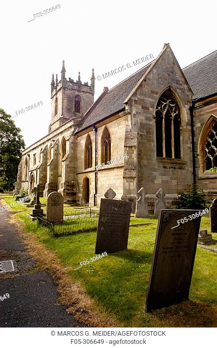 St. Peter's church. Yoxall. Staffordshire, England