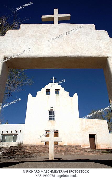 USA, New Mexico, Laguna Pueblo, San Jose de la Laguna Mission and Convento, constructed between 1699 and 1701