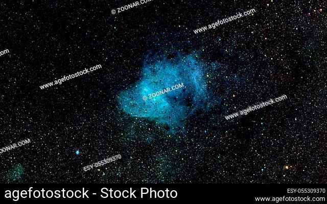 Awesome beautiful nebula somewhere in outer space. Elements of this image furnished by NASA