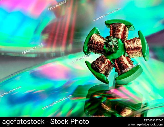Macro of an old inductor of an electric motor
