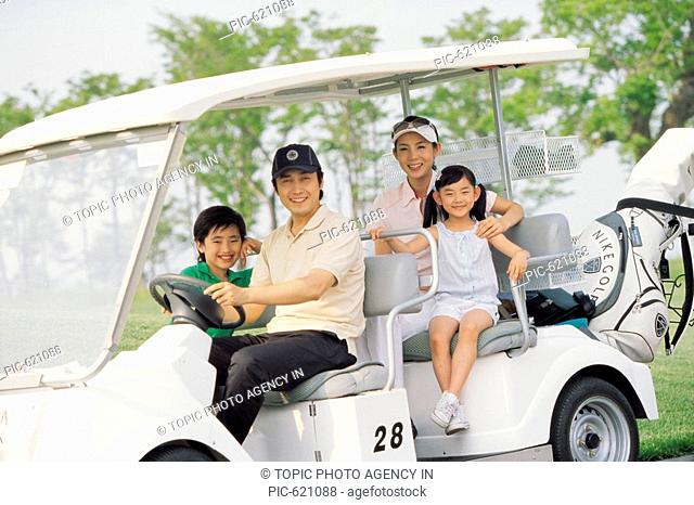 Family in the Golf Course, Korea