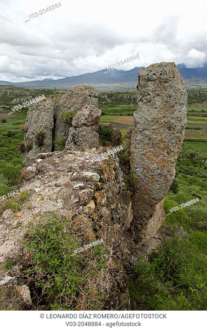 An observatory: Yagul Archaeoligical Site at Oaxaca, Mexico