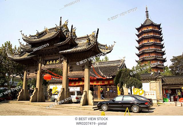 Jiangsu Province, Suzhou, Baoen Temple, China
