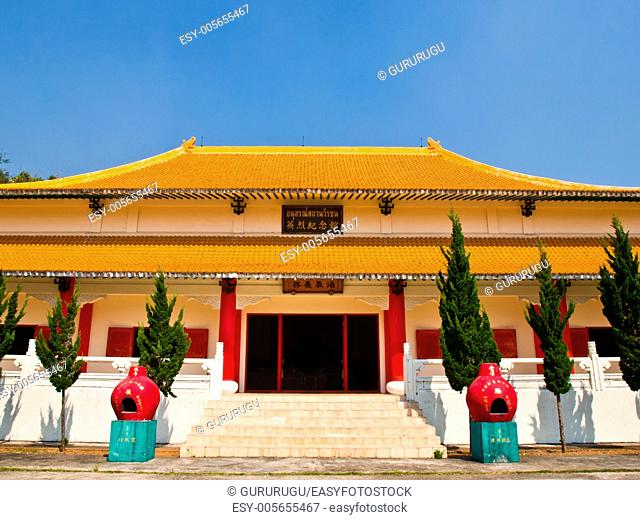 Chinese architecture on Mae Salong hill, Chiang rai, Thailand