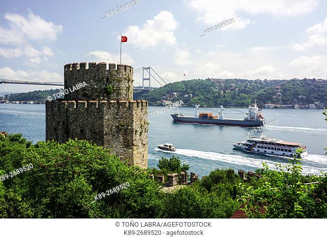 Roumeli Hissar Castle (1451). Istanbul. Turkey