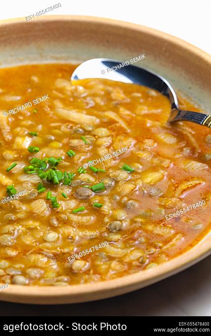 bean soup with red pepper