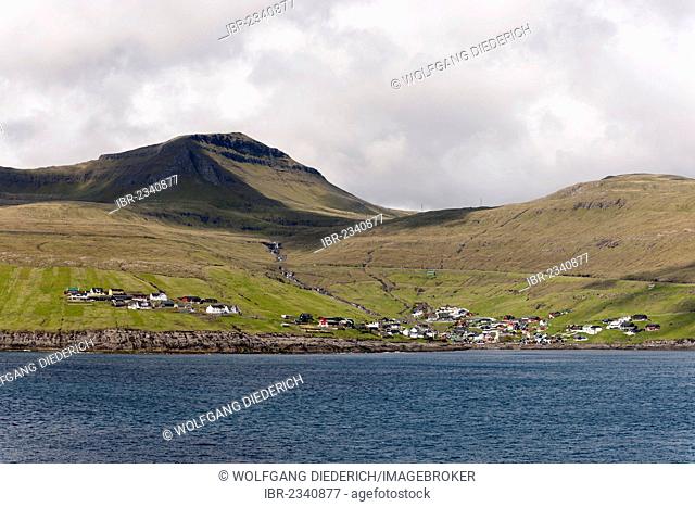 Village of Kvívík, Faroe Islands, Denmark, Northern Europe, Europe