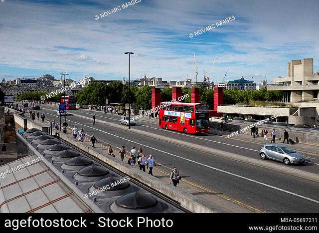 Waterloo Bridge at Southbank Center, London, UK