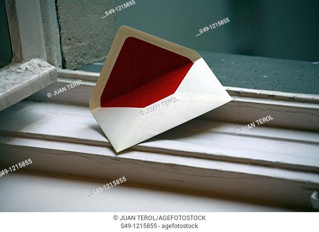 Decorative White Envelope