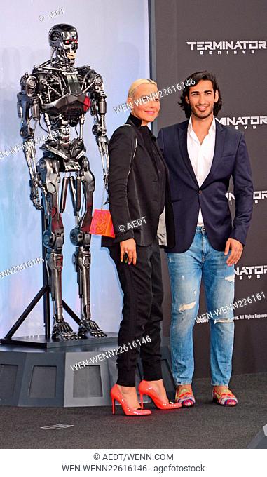 European premiere of Terminator Genisys at CineStar movie theatre at Sony Center Potsdamer Platz square. Featuring: Natascha Ochsenknecht