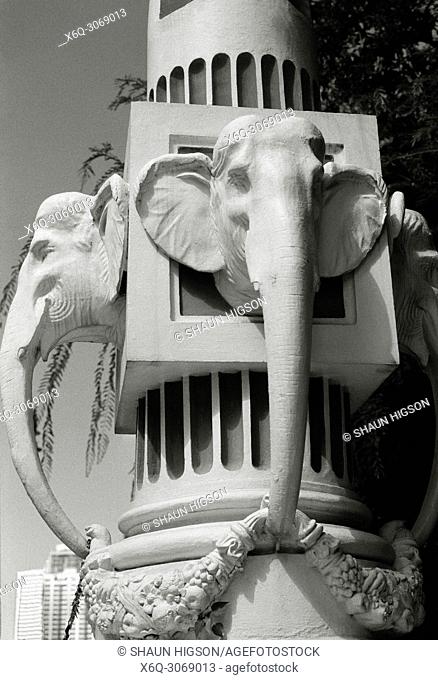 Elephant Head Bridge in Bangkok in Thailand in Southeast Asia Far East