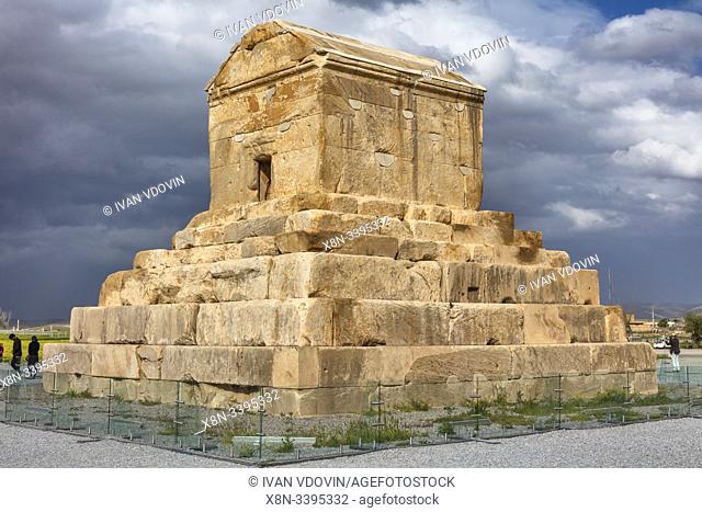 Tomb of Cyrus the Great, 6th century BC, Pasargadae, Fars Province, Iran