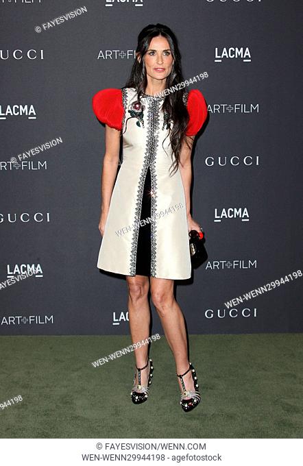 2016 LACMA Art + Film Gala Honoring Robert Irwin And Kathryn Bigelow Presented By Gucci Featuring: Demi Moore Where: Los Angeles, California