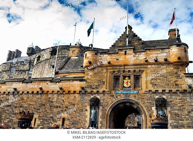 Edinburgh Castle. Scotland, UK, Europe