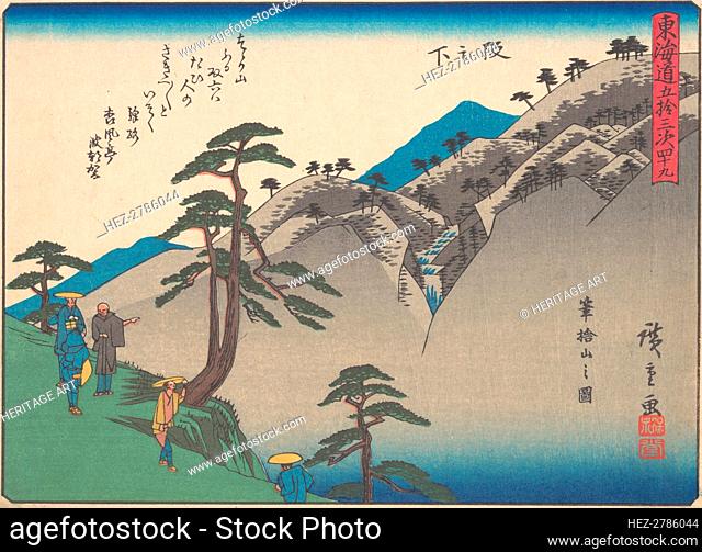 Sakanoshita, from the series The Fifty-three Stations of the Tokaido Road, e.., early 20th century. Creator: Ando Hiroshige