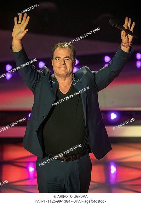 Hein Simons (Heintje) performs at the recording of 'Die grosse Show der Schlager, Stars und Storys 2017' (lit. 'The Grand Show of Schlager Music