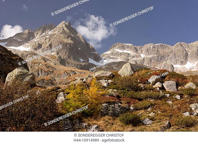 Mountain, mountains, autumn, Uri, Switzerland, Europe, stones, nature, Susten, Pass, Meiental