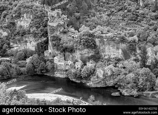 Village of Castelbouc in the Tarn Gorges, France