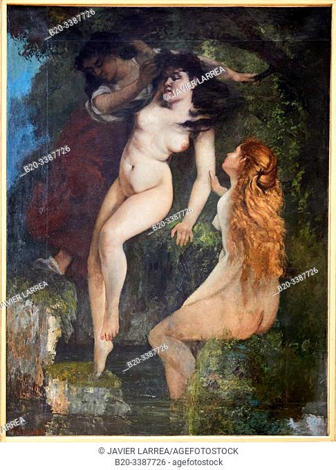 "Trois Baigneuses"", 1868, Gustave Courbet, Petit Palais Musée des Beaux Arts de la Ville de Paris, France, Europe