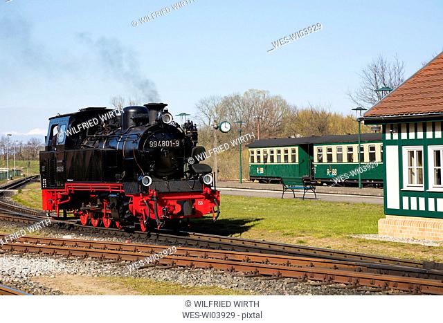 Narrow Gauge Railway, 'Rasender Roland', Putbus, Ruegen, Germany