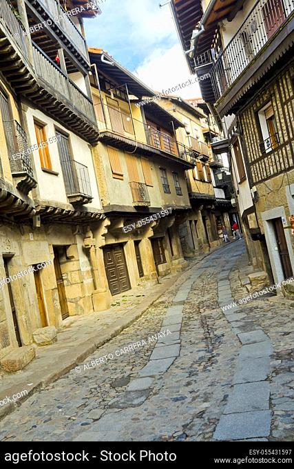 Traditional Architecture, Medieval Town, Historic Artistic Grouping, Spanish Property of Cultural Interest, La Alberca, Salamanca, Castilla y León, Spain