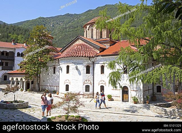 Batschkowo Monastery, Bulgarian National Shrine in the Rhodope Mountains, Plovdiv Province, Bulgaria, Europe