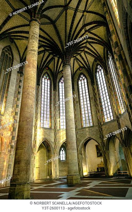 Europe. France. Haute-Garonne. Toulouse. Saint-Sernin church. The nave