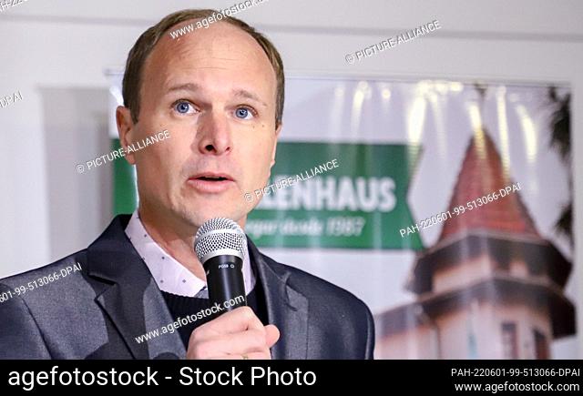01 June 2022, Paraguay, Asunción: Stephan Schultheiss, attorney for the parents of two allegedly deprived girls living in Germany