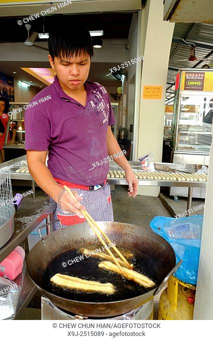 Streetfood snacks in Kuching, penang malaysia