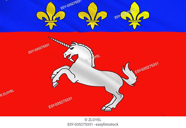 Flag of Saint-Lo is a commune in north-western France, the capital of the Manche department in the region of Normandy